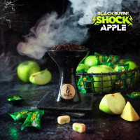 Табак Black Burn - Apple Shock (Кислое зеленое яблоко) 25 гр
