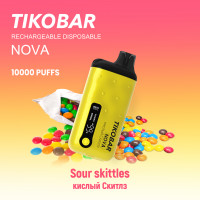 (М) Одноразовая электронная сигарета Tikobar 10000 - Sour Candies (Кислые Конфеты)