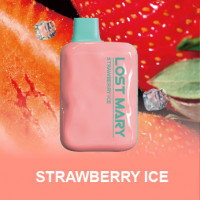 Одноразовая электронная сигарета Lost Mary OS 4000 - Strawberry Ice (Клубника Лед)