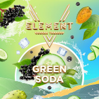 Табак Пятый Element - Green Soda (Огуречный аромат, Кактусовый финик, Бузина) 25 гр